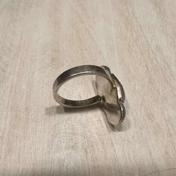 𝅺Pink Rhodo Sterling Silver Ring - Picture 3 of 3